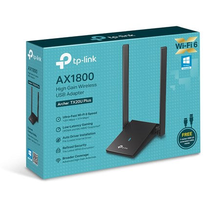 WIRELESS Archer TX20U Plus AX1800 Dual Antennas USB Adapter