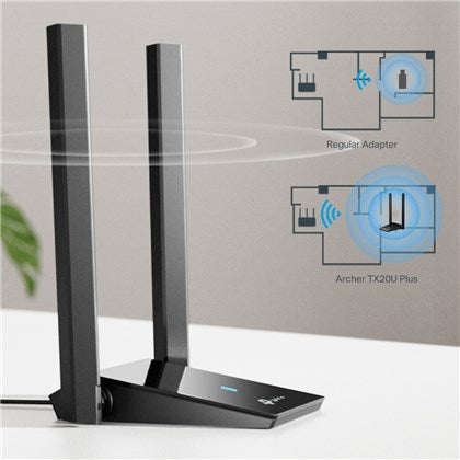 WIRELESS Archer TX20U Plus AX1800 Dual Antennas USB Adapter