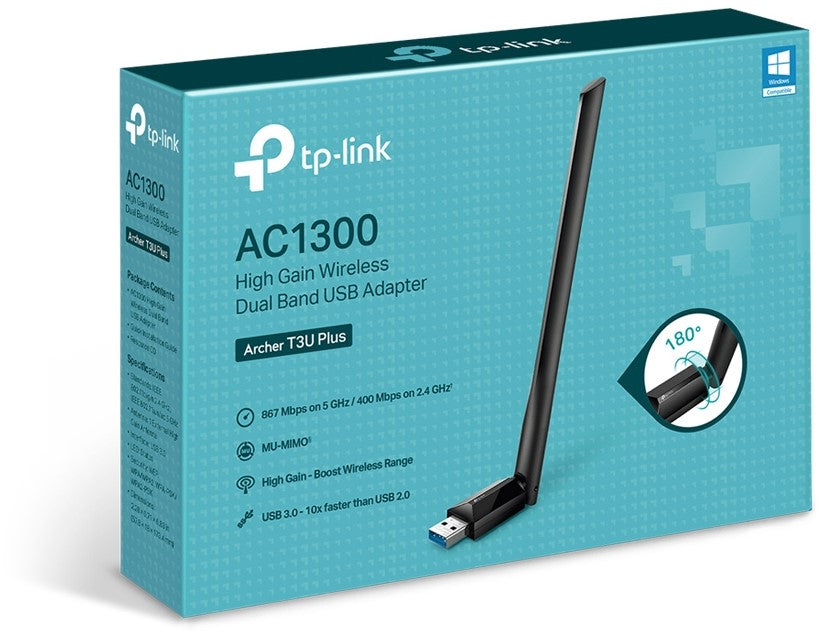 WIRELESS USB ARCHER T3U-PLUS AC1300 TP-LINK