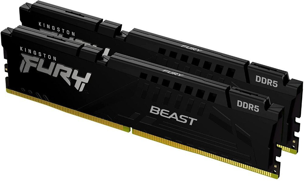 ז.לנייח Kingston Fury Beast BLACK 32GB 2X16 DDR5 6000Mhz C40 XMP - Cryptech