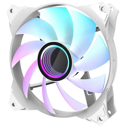 ZALMAN 120mm Infinite Mirror ARGB Case Fan White