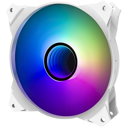 ZALMAN 120mm Infinite Mirror ARGB Case Fan White