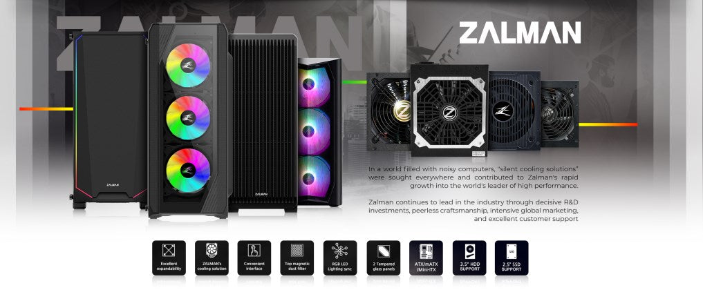 ZALMAN 80 MM 2000RPM מאורר נוסף למארז