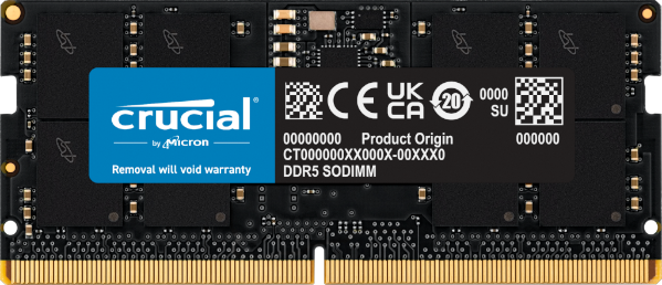 זכרון לנייד Crucial 32GB DDR5 4800MHZ C40 SODIMM - Cryptech