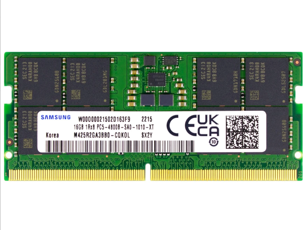 זכרון לנייד Samsung Memory DDR5 16GB 4800Mhz SO-DIMM