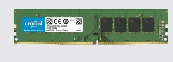 זיכרון לנייח Crucial 8GB DDR4 3200Mhz CL22 1.2V - Cryptech