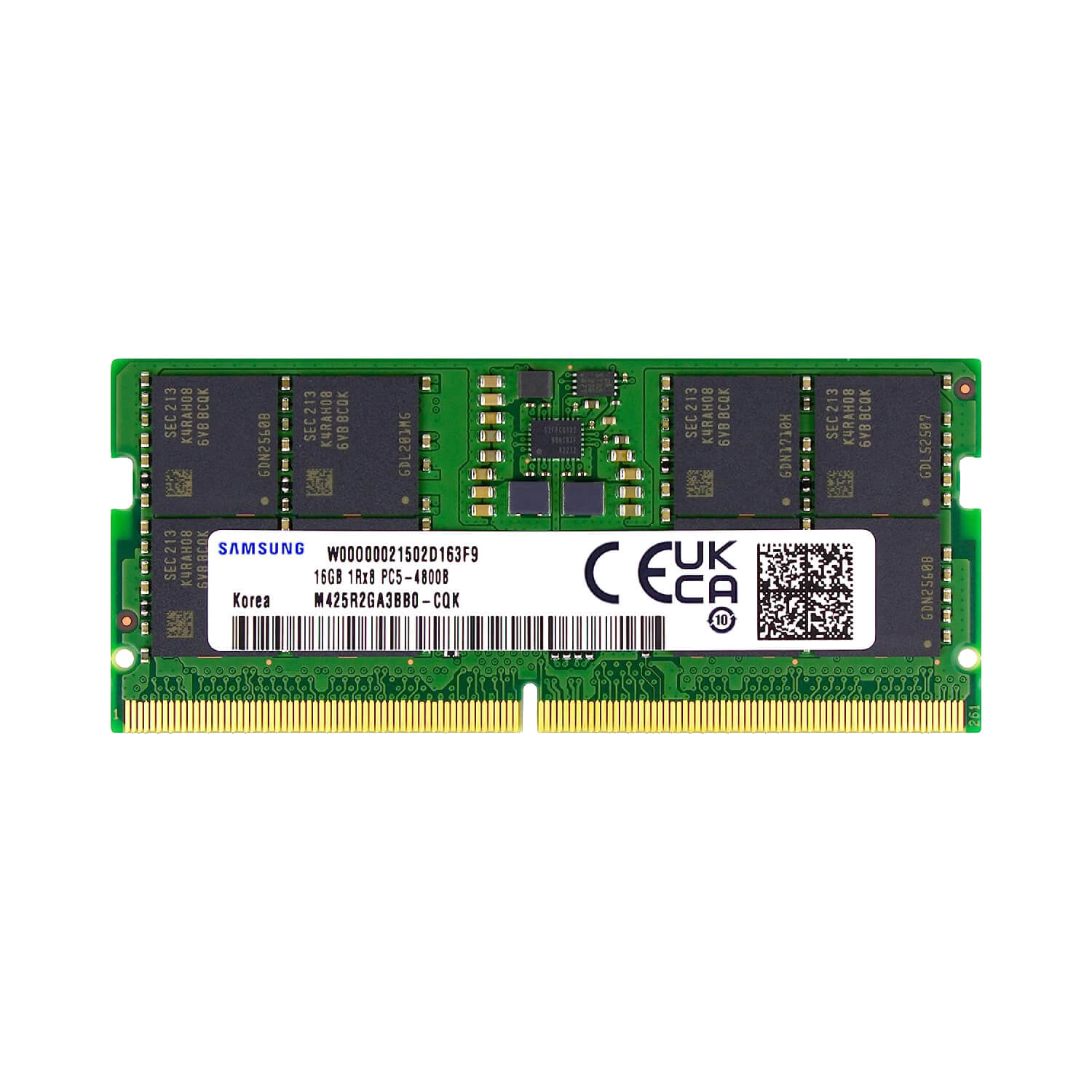 זיכרון SAMSUNG DDR5 16G 4800 CL40 SODIMM - Cryptech