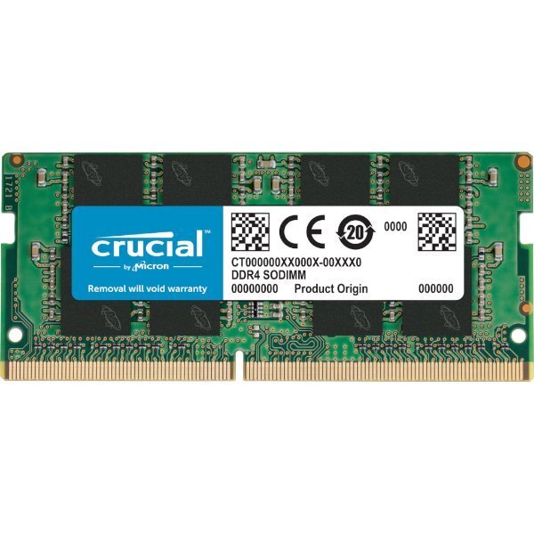 זיכרון לנייד CRUCIAL 8GB 2666Mhz DDR4 CL19 SODIMM - Cryptech