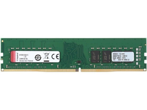 זכרון לנייח Kingston 16GB DDR4 3200MHZ CL 22 Value Ram - Cryptech