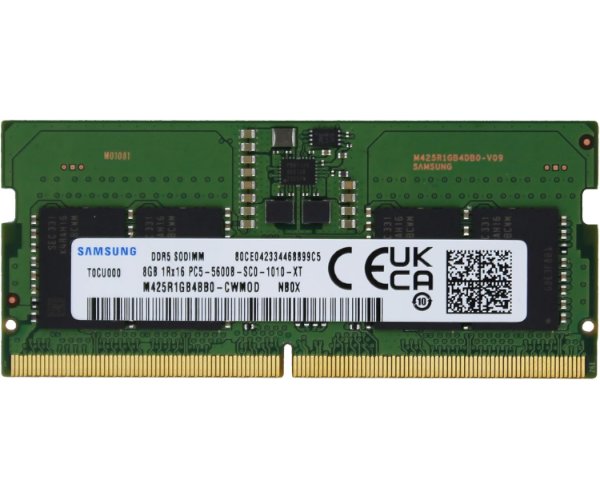 זכרון לנייד Samsung Memory DDR5 8GB 5600Mhz SO-DIMM