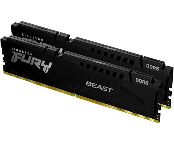 זכרון לנייח קיט Kingston Fury Beast 64GB 2X32 DDR5 5600MHZ C40