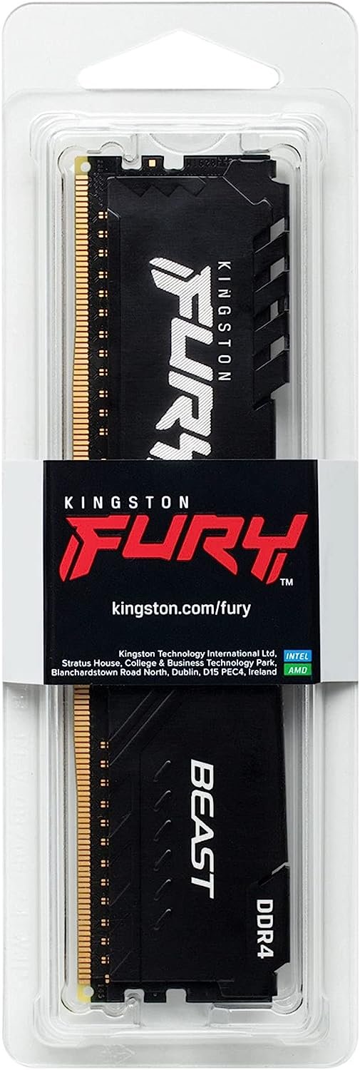 זכרון לנייח Kingston Fury Beast DDR4 16GB 3200Mhz C16 - Cryptech