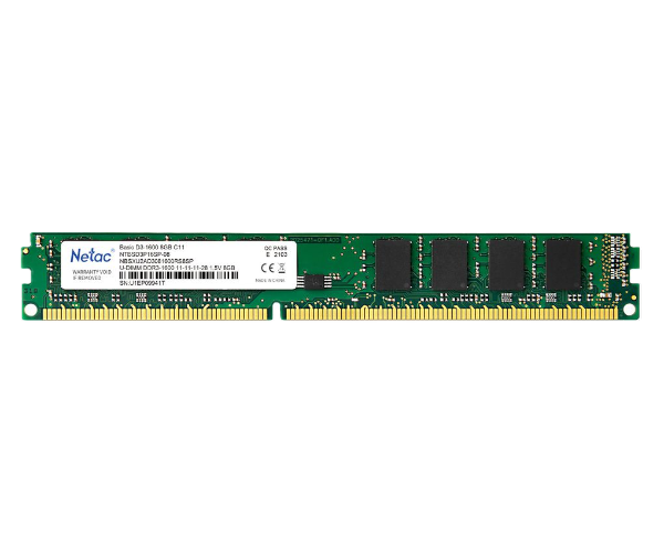 זכרון לנייח Netac 8GB DDR3 1600MHZ CL11 - Cryptech